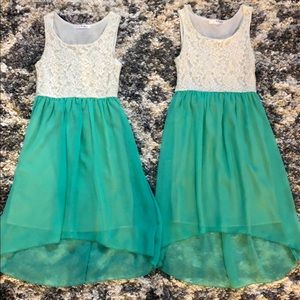 Bundle of matching dresses